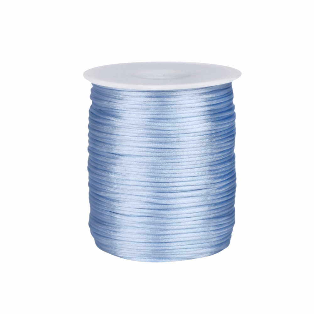Ribbon Wired Satin - 100m 브레이드 새틴 1.5mm 새틴 라테일