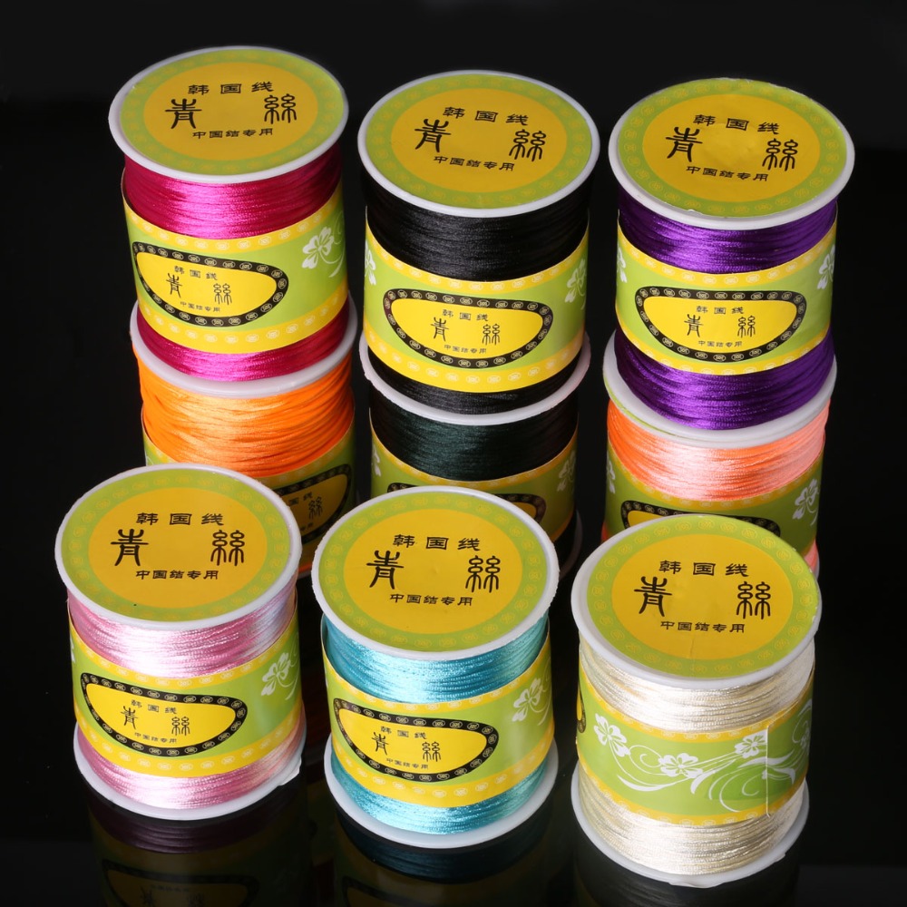 Ribbon Wired Satin - 1.5mm 70M/롤 나일론 코드 새틴 꼬임끈