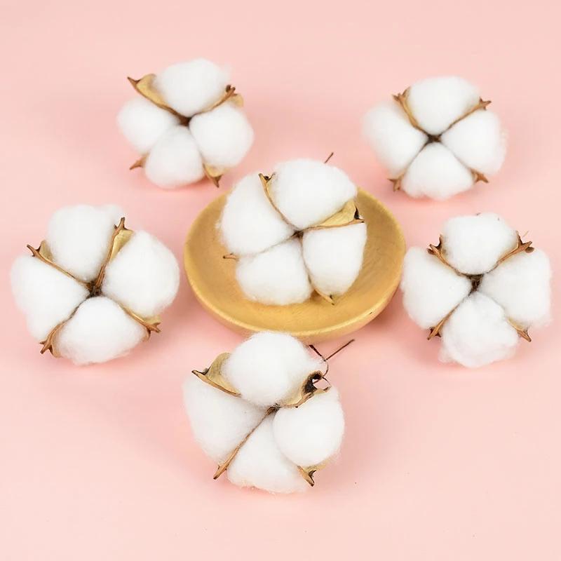 Florist Wreath Supply - 10Pcs 화이트 코튼 꽃집 용품 웨딩