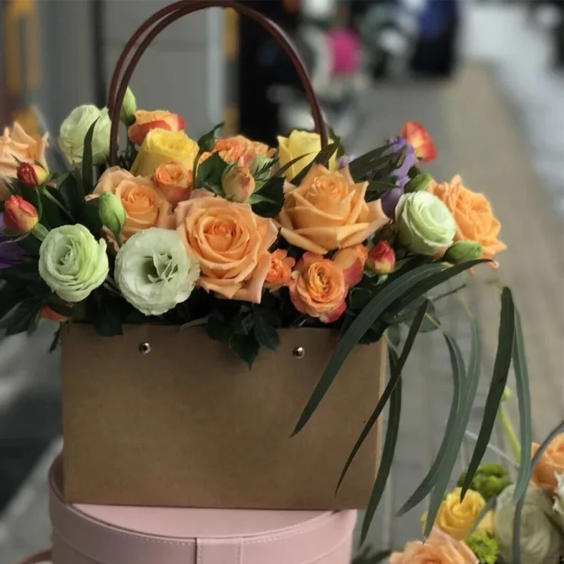 1 Pcs 꽃 종이 상자 버킷 PVC 꽃집 선물 22x - Florist Supply Buckets 리뷰 및 가격