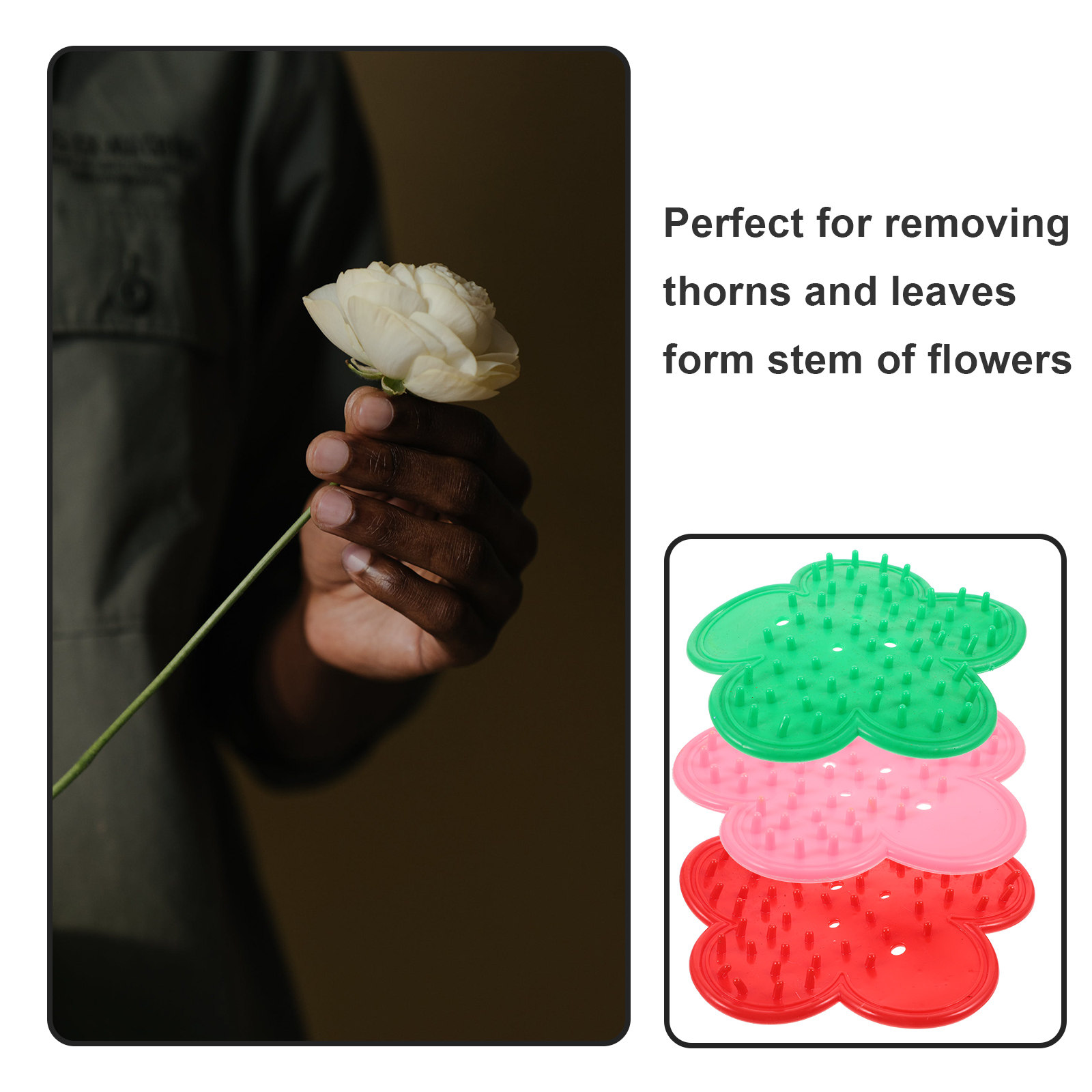 9개 세트, 사용하기 쉬운 장미 꽃잎 제거 도구, 실리 - Easy Florist Supply 리뷰 및 가격