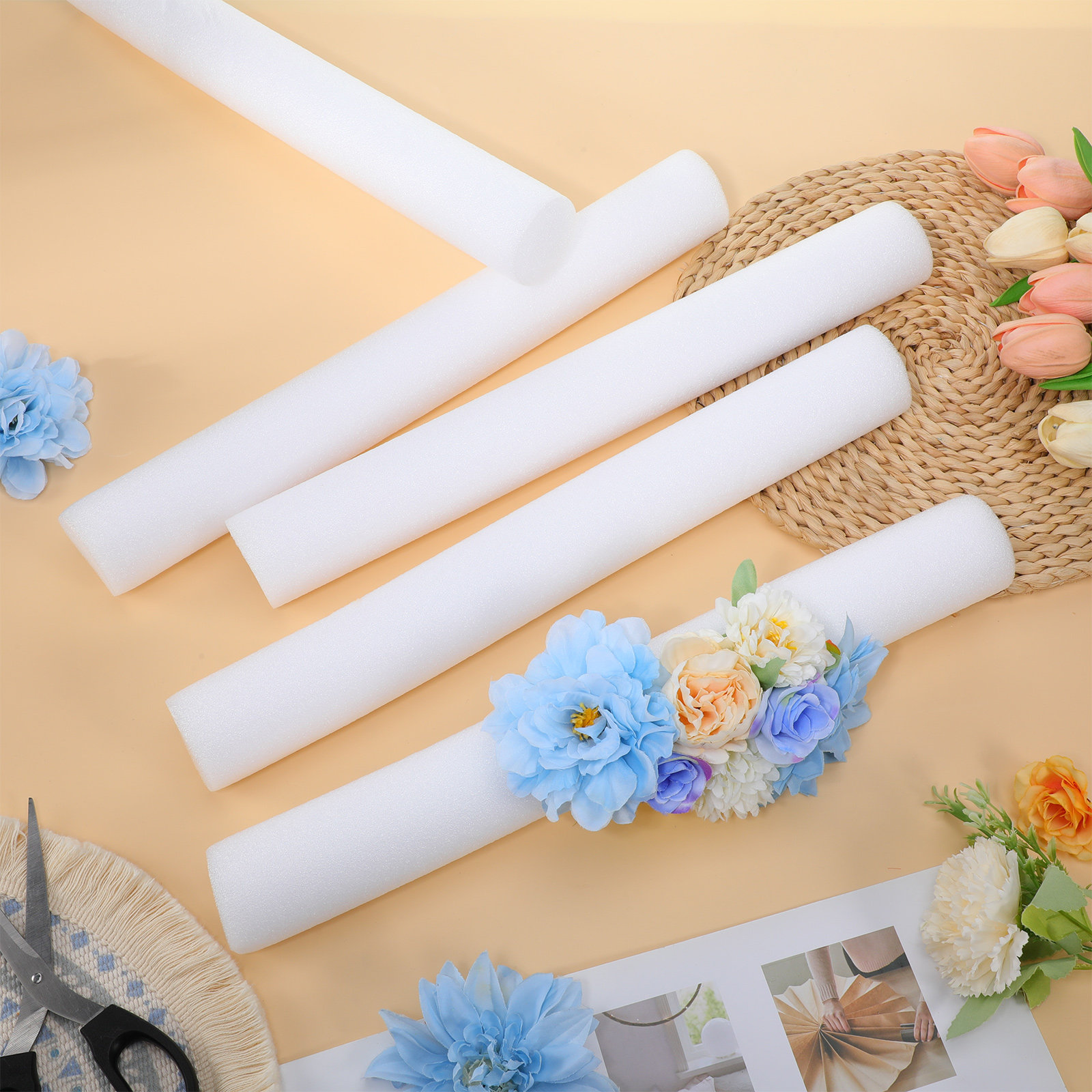 5개입 플로럴 폼 막대 경량 꽃꽂이 스틱 40cm 간편 - Easy Florist Supply 리뷰 및 가격